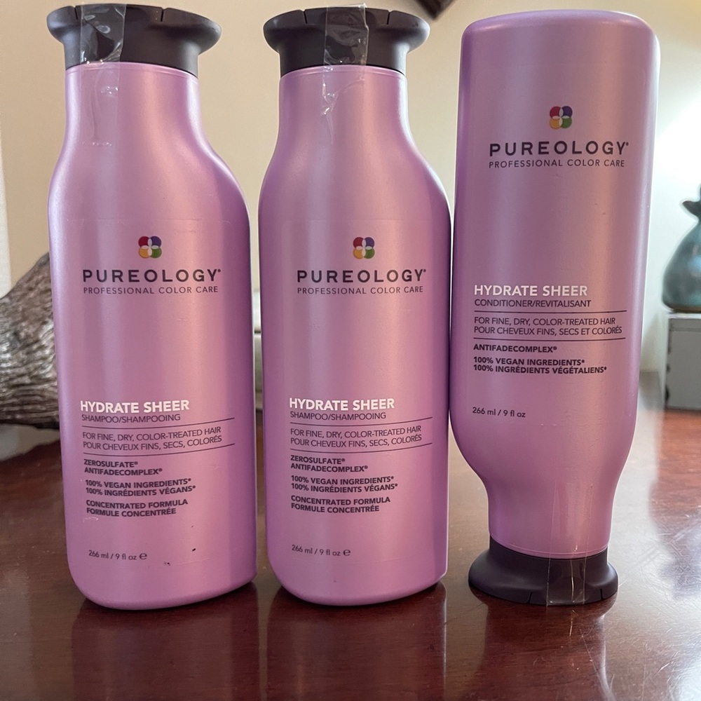 Pureology Hydrate Sheer NEW Shampoo and Conditioner